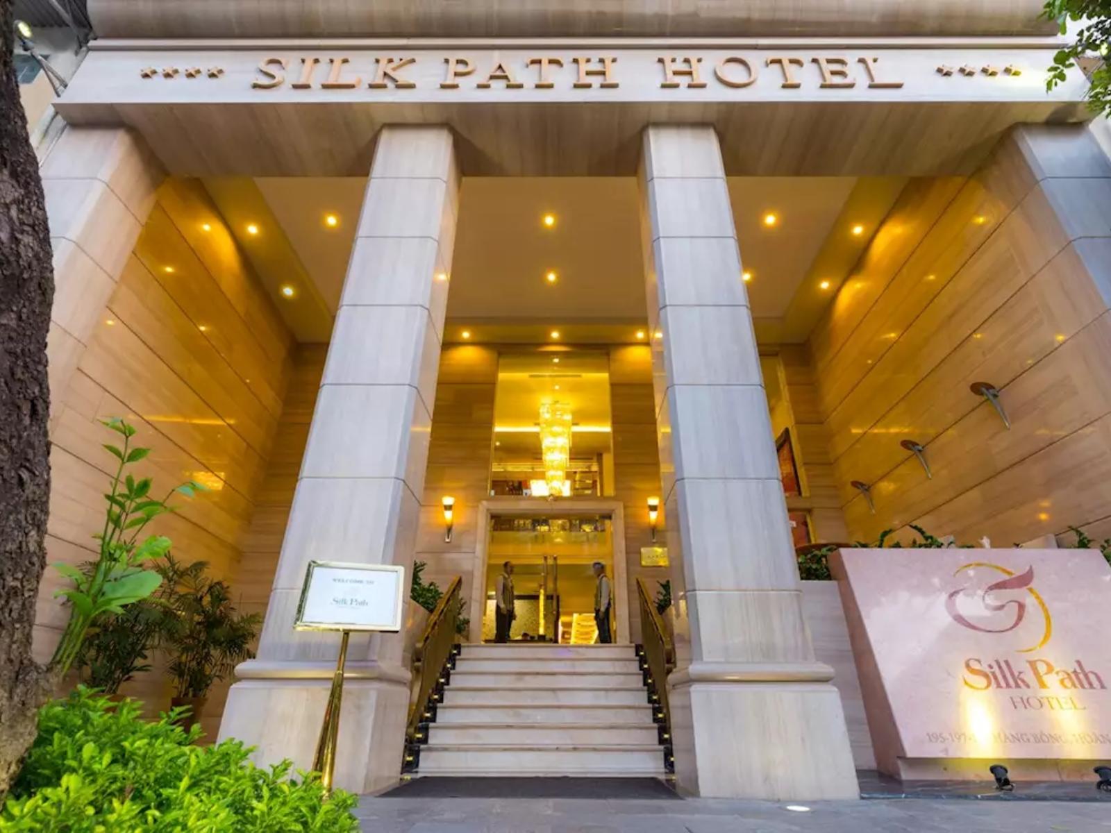 Front view of the Silk Path Hotel