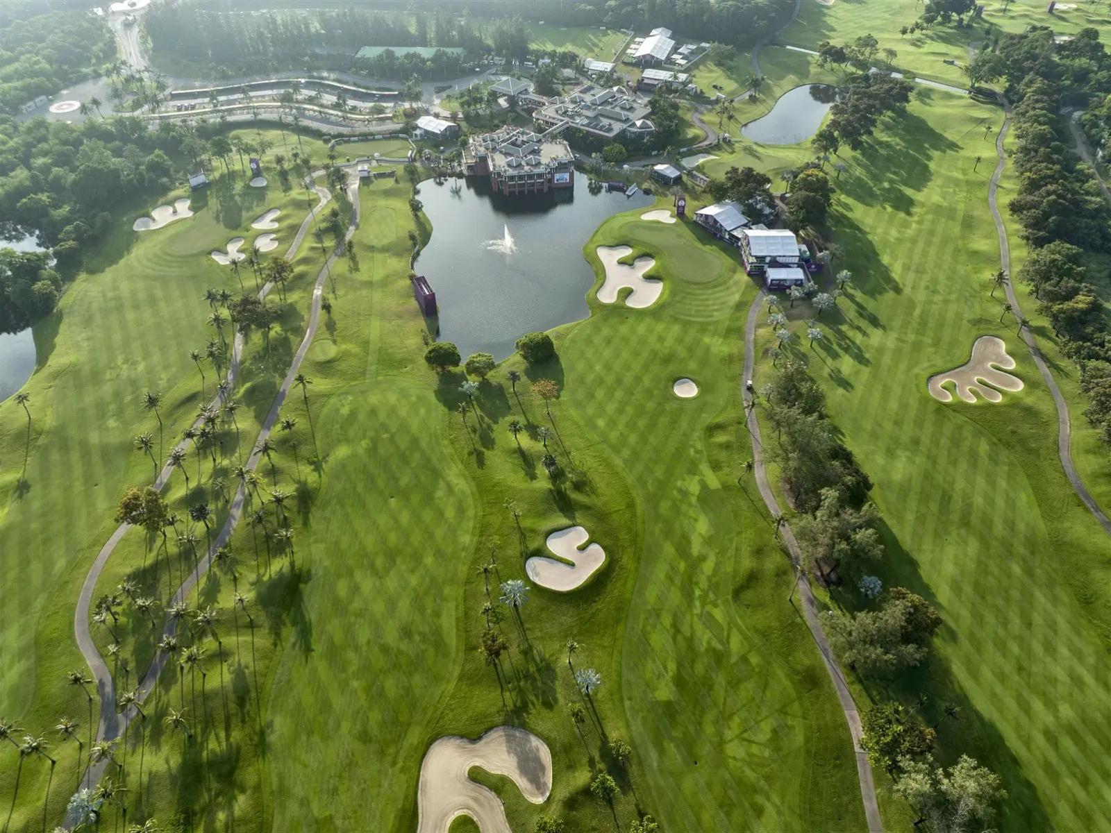 Bird's eye view of Thai Country Club
