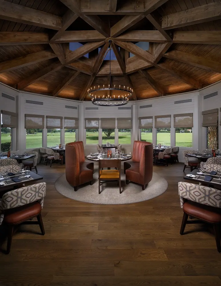 Interior of the clubhouse