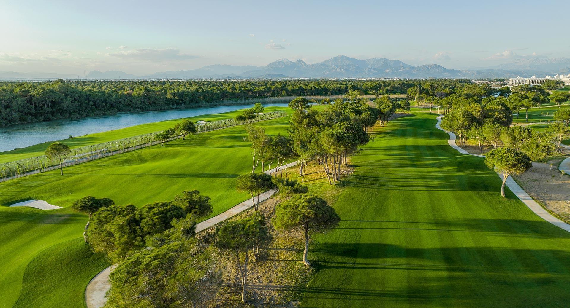 Pristine, tree-lined fairways
