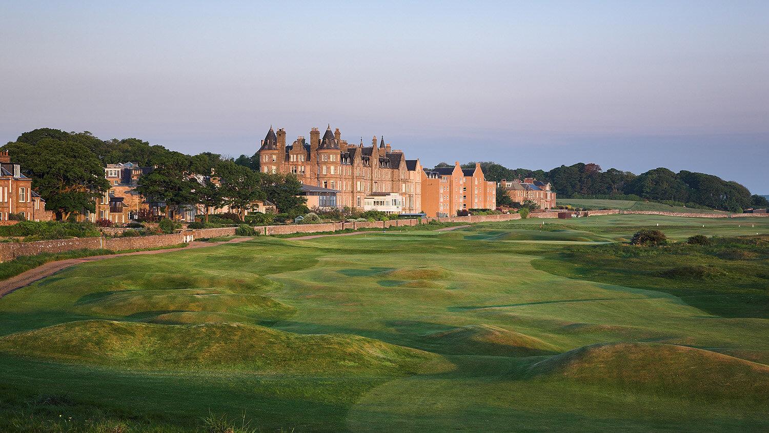 Natural rolling dunes at the course