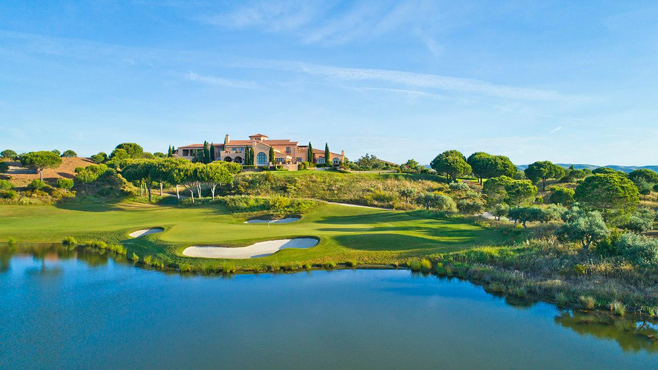 Monte Rei Clubhouse overlooking the course