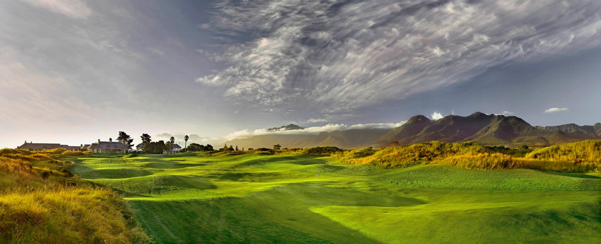 Rolling dunes and a wide fairway on The Links Course