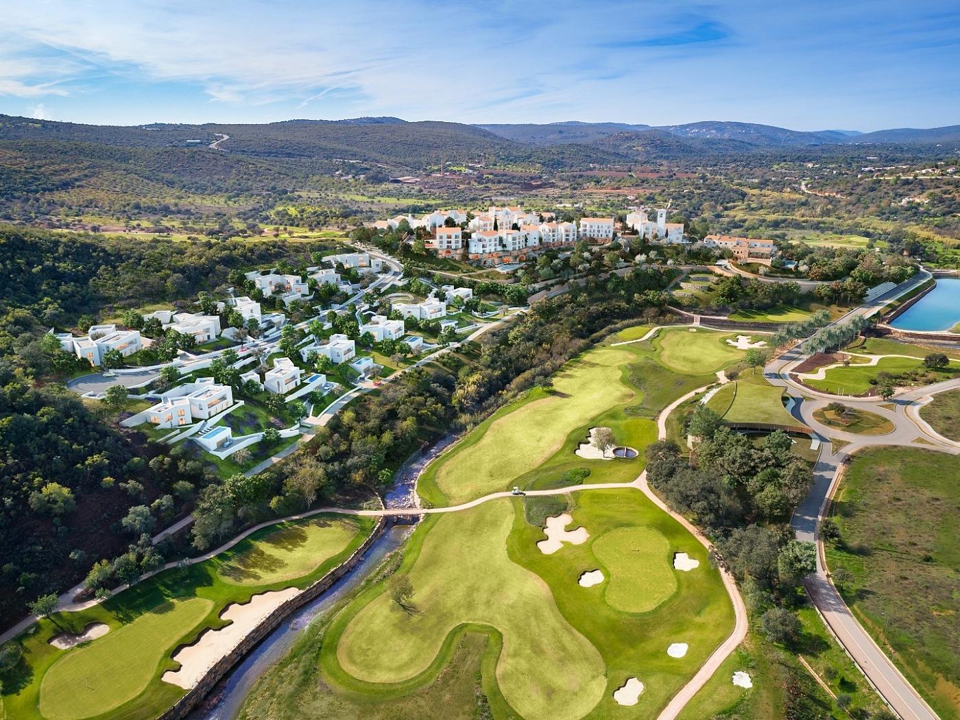 Aerial view of the resort